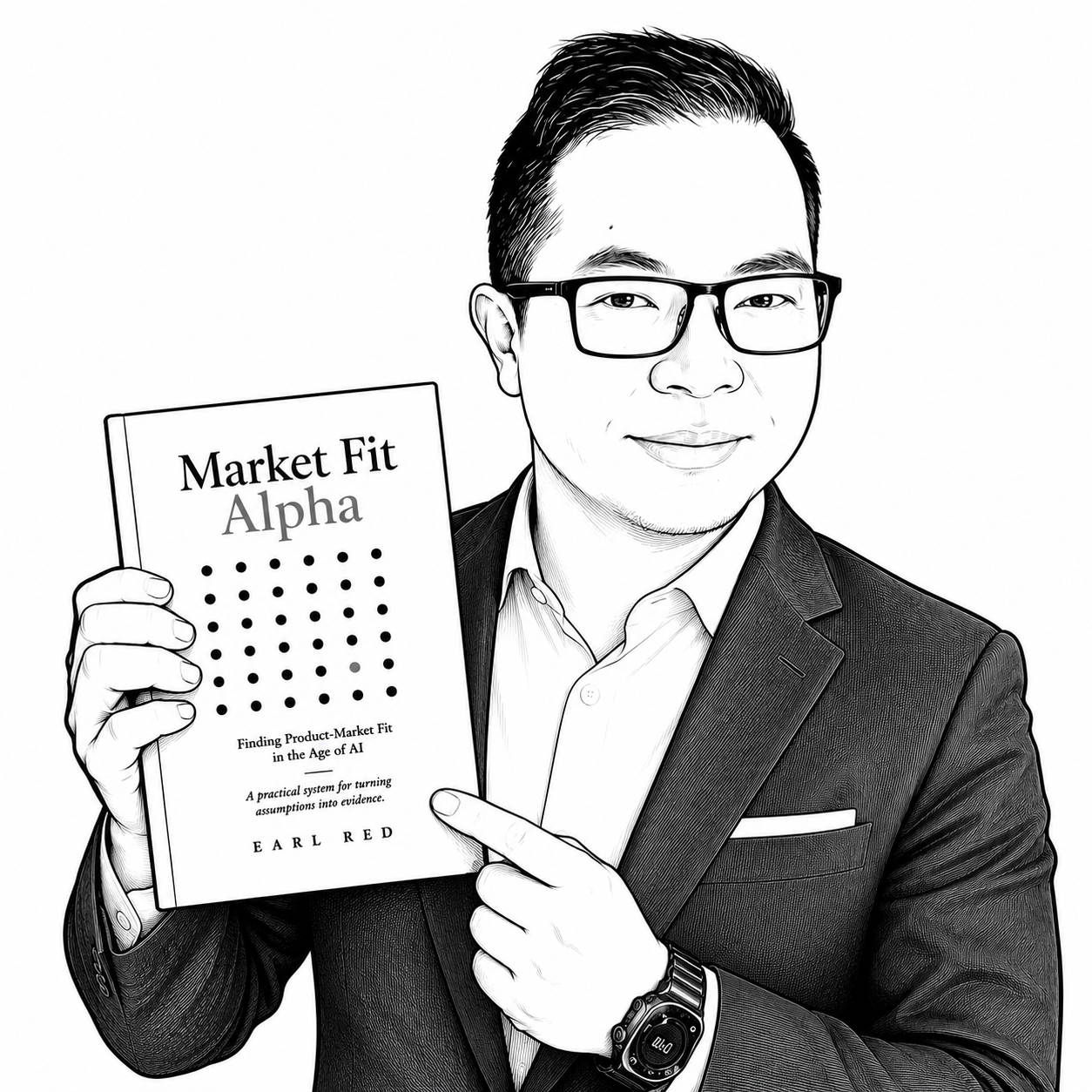 Earl Red, author of Market Fit Alpha